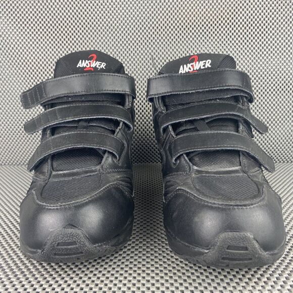 Apis Answer 2 551-1 Sneakers Mens 10XW Black Leather Therapeutic Athletic Boots main image 8
